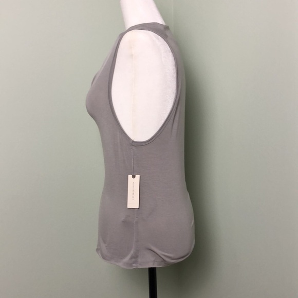 ❤️ S ❤️ NWT Anthro Top Cowl Neck Tank Raw Hem - Picture 2 of 10